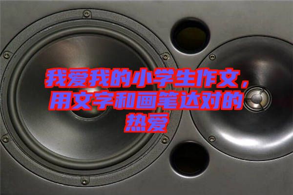 我愛我的小學(xué)生作文，用文字和畫筆達(dá)對的熱愛