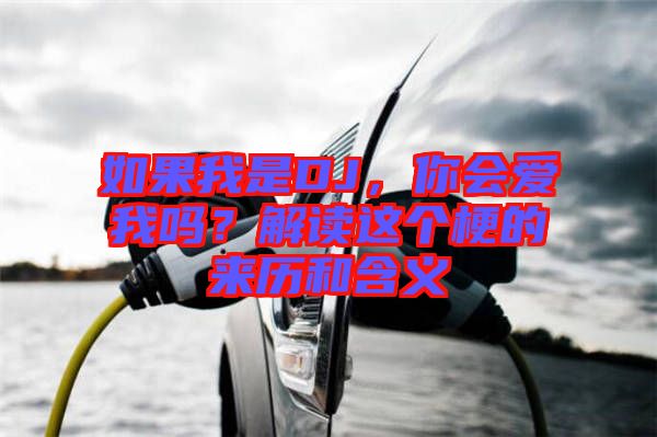 如果我是DJ，你會(huì)愛(ài)我嗎？解讀這個(gè)梗的來(lái)歷和含義