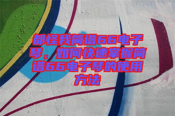都怪我簡(jiǎn)譜66電子琴，如何快速掌握簡(jiǎn)譜66電子琴的使用方法