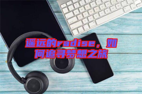 遙遠的radise，如何追尋夢想之旅