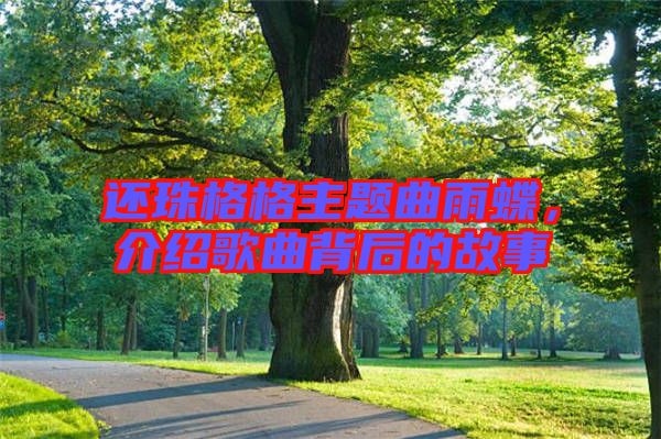 還珠格格主題曲雨蝶，介紹歌曲背后的故事